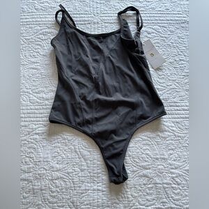 BuffBunny Charcoal Bodysuit